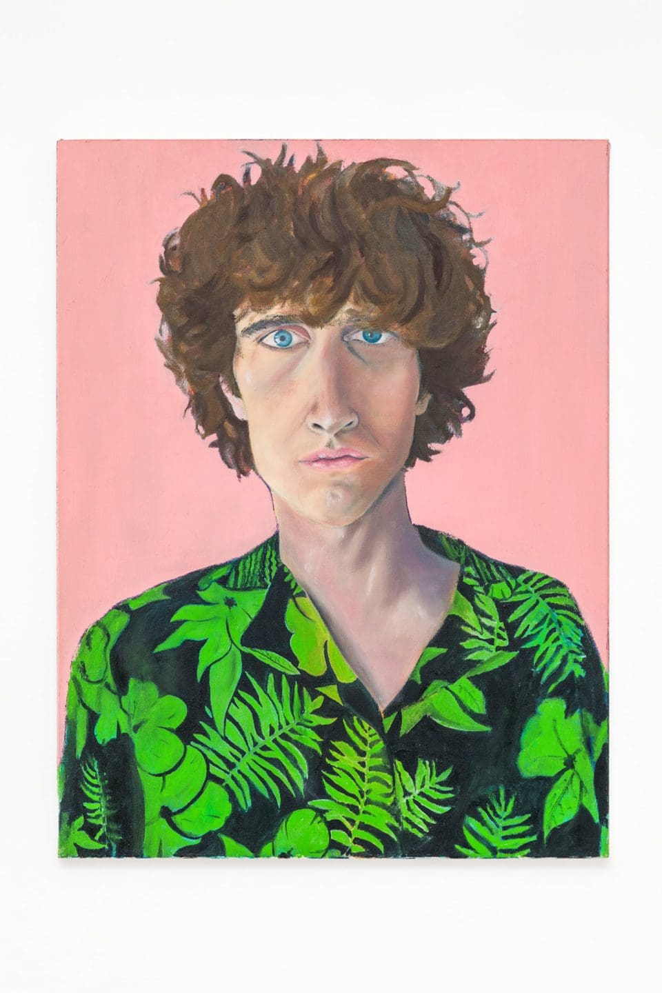 Autoportrait Oil on canvas John Fou 2019 1