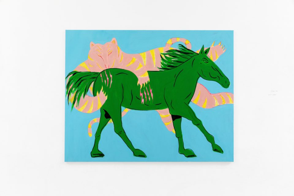 Wild Horse 146x114 cm Acrylic on canvas John Fou 2019